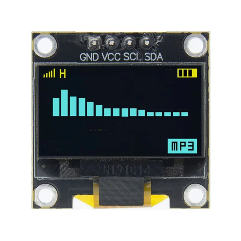 Oled IIC 0.96 inci modul Display OLED putih 128X64 I2C SSD1315 12864 papan layar LCD UNTUK Arduino