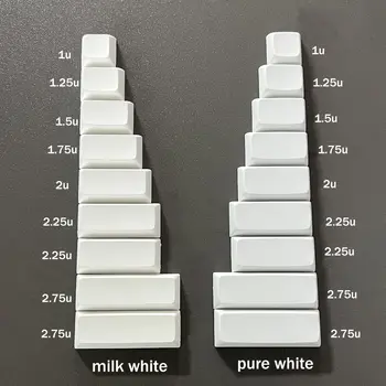 PBT XDA profil rozdělené klávesy s mezerníkem 1u 1,25u 1,5u 1,75u 2u 2,25u 2,75u mezerník pro mechanickou klávesnici MX Alice80 66 8 nejlepší prodej Krytka klávesy Shift 1,75u - №3