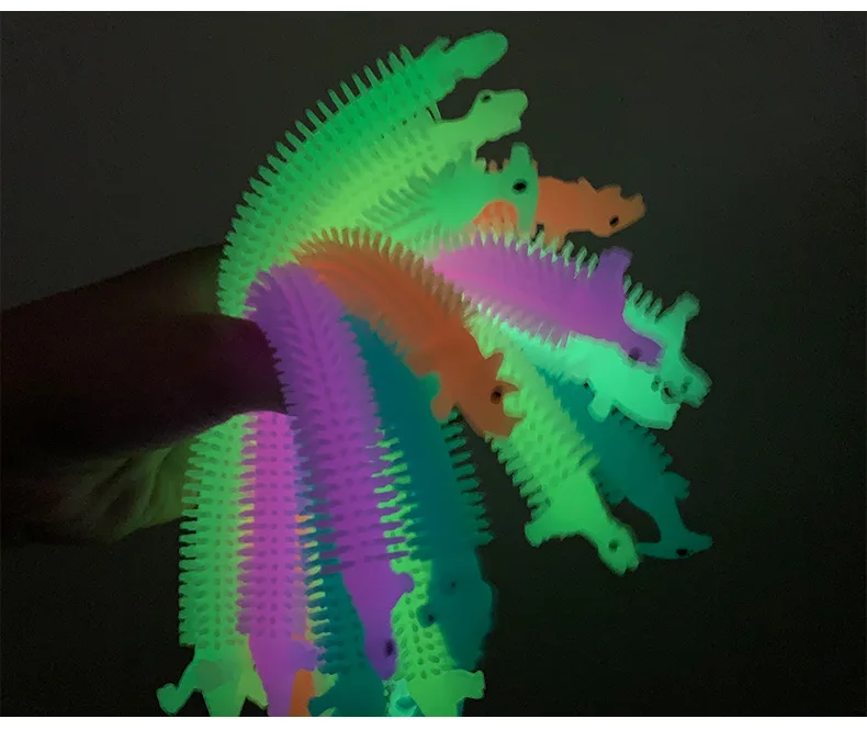 Jouets mentaires oriels de dinosaure lueur dans le noir, ULélastique de décompression structurels ente, salle de bain drôle, T Vets, Lala Le souligné, instituts TPR