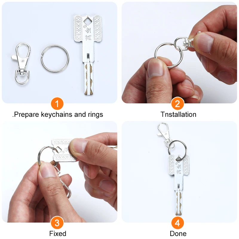 10Pcs/Lot 23/32/36/38mm Lobster Clasp Hooks Keychain 6 Colors DIY Jewelry Making Finding for Necklace Bracelet Chain Supplies