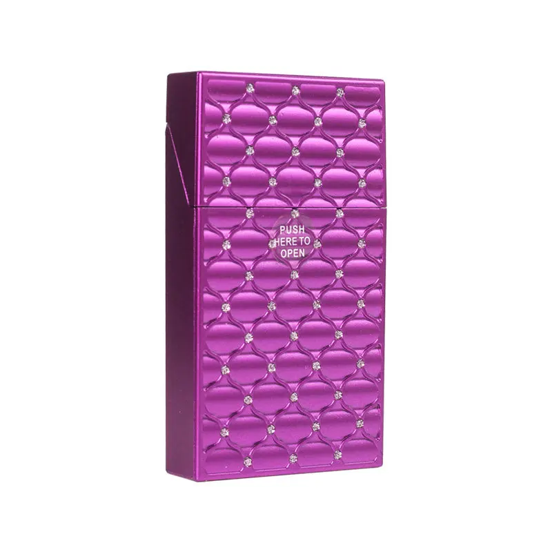 Lady Slim Long Cigarette Case Box Cover Thin Cigarette Case Box Hard Plastic Tobacco Storage Box Case Cigarette Box Case Holder