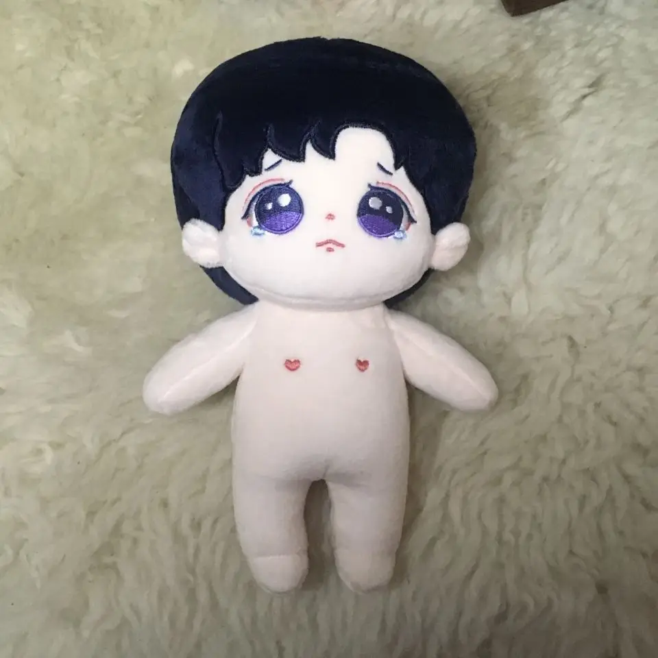 20cm Plush Doll Idol Stuffed Super Star Dolls Cotton Baby Doll Toys Plushies YiBo Kun Sean Xiao Fans Collection Gift