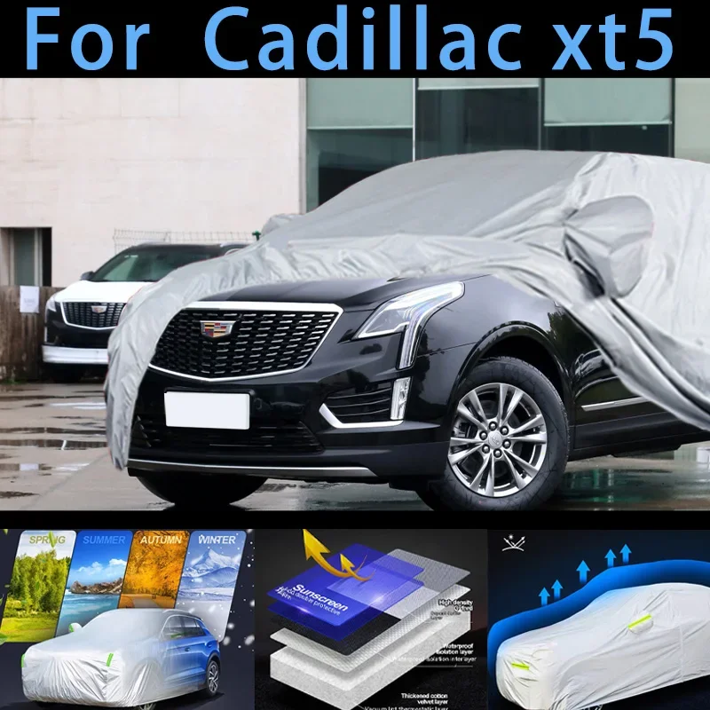 For  Cadillac xt5  Car protective cover,sun protection,rain protection, UV protection,dust prevention auto paint protective