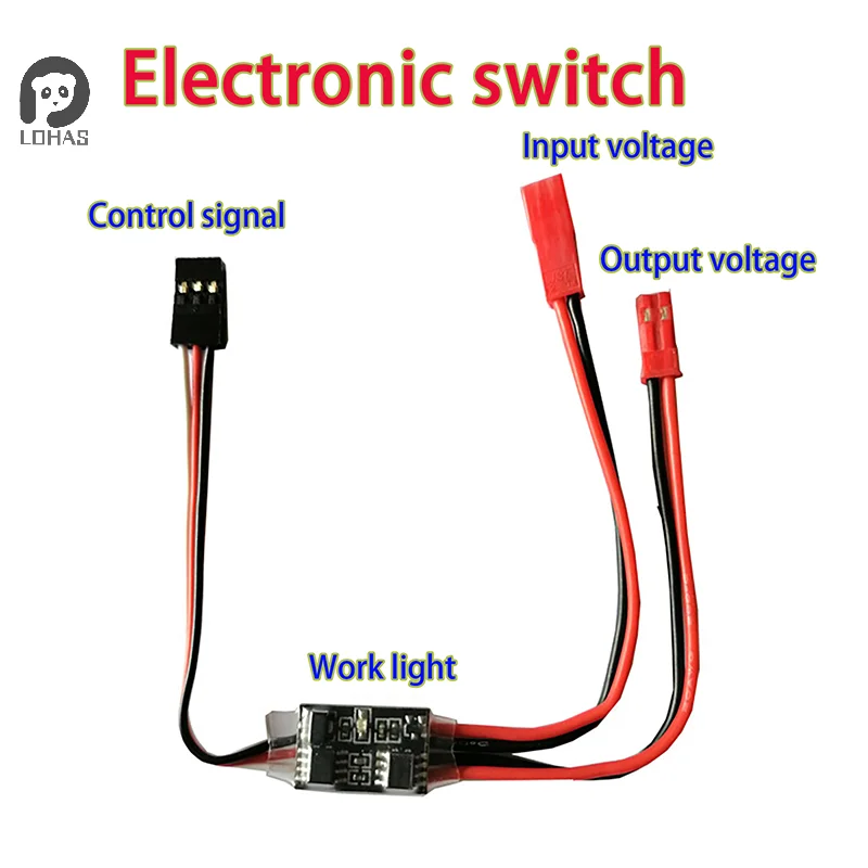 1PC Aerial Model Plant Protection RC Drone Water Pump PWM Signal Control 2-20A High Current Remote Control Electronic Switch