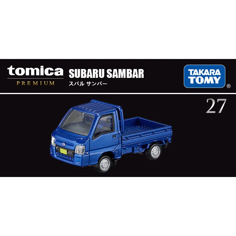 En Stock, Original TAKARA TOMY Tomica Premium TP27 Subaru Sambar Camión de Plataforma 948469 1/64 Modelo Fundido a Presión en Caja Negra