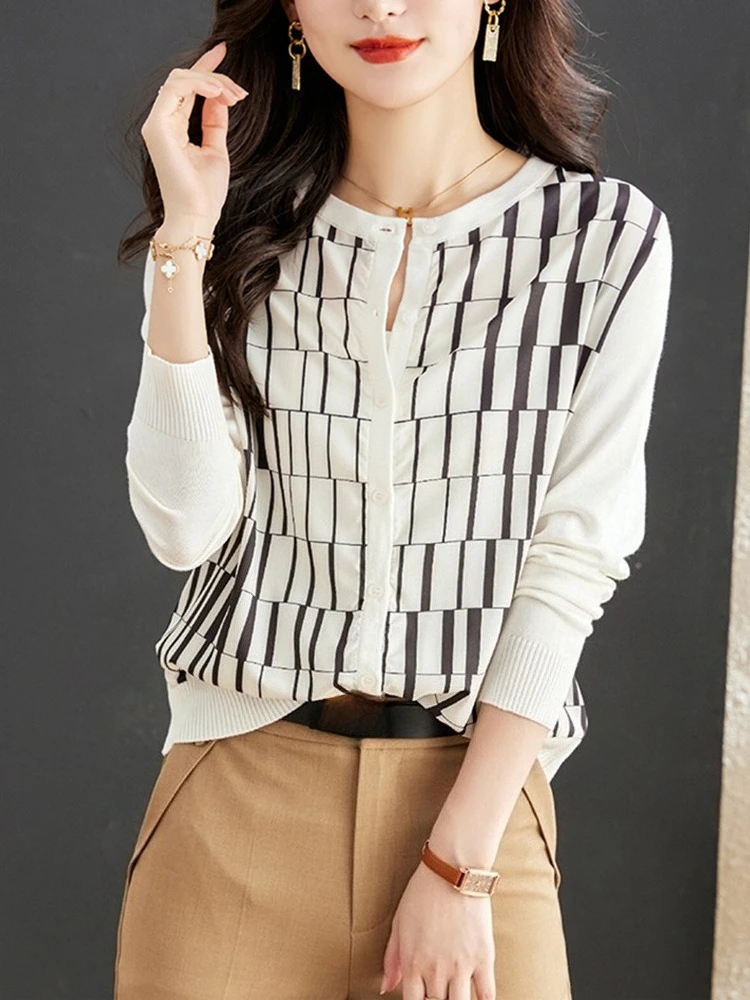 New Casual Soft Knit bottoming shirts Sweater cardigans sweater Tees Basic shirts knitted Tops