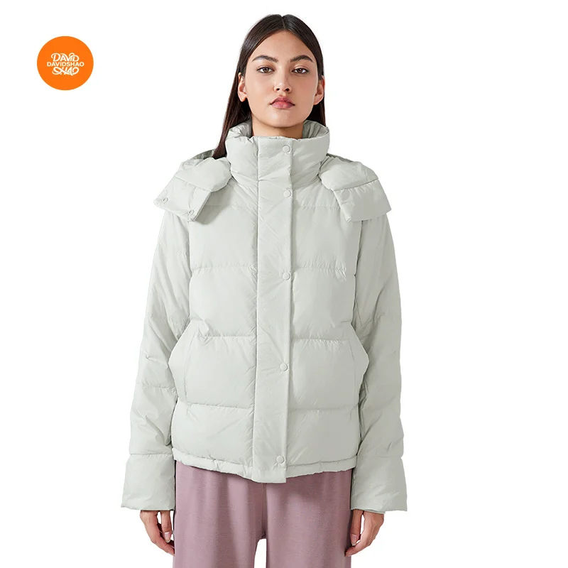 DAVIDSHAO Top qualité EU US taille luxe tenue décontracté automne hiver femmes doudoune en plein air entraînement à capuche veste manteau