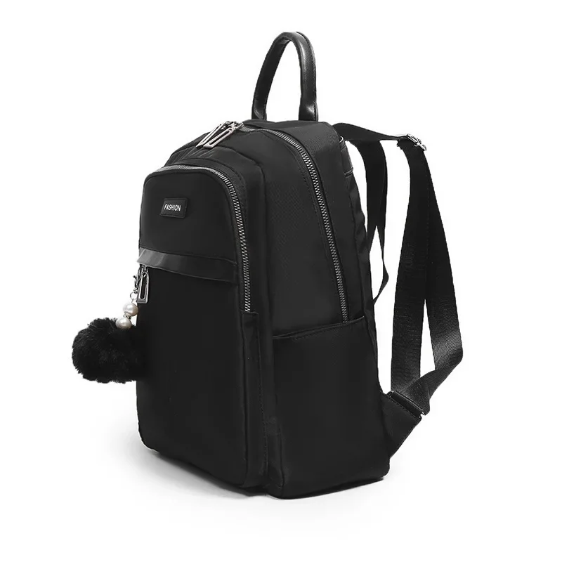 جديد كلاسيكي بلون رائعة براعة حقائب الظهر السيدات موضة بلون النسيج الوجه حقيبة كتف بسيطة الحقائب المدرسية #5