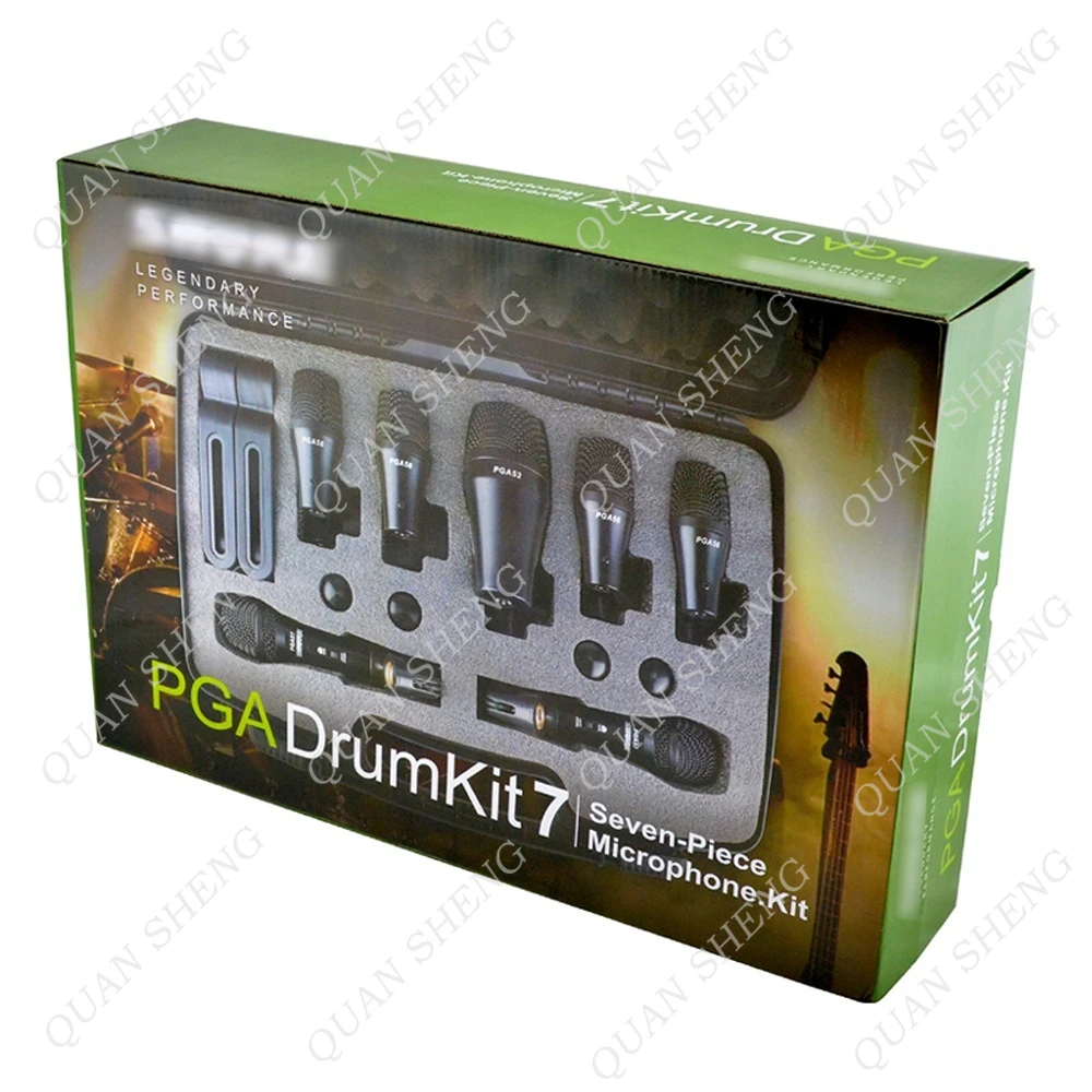 PGA-DMK7 7-Piece Drum Microphone Kit 7 Musical Instrument Microphone Recording PGA Drumkit7 Microphone