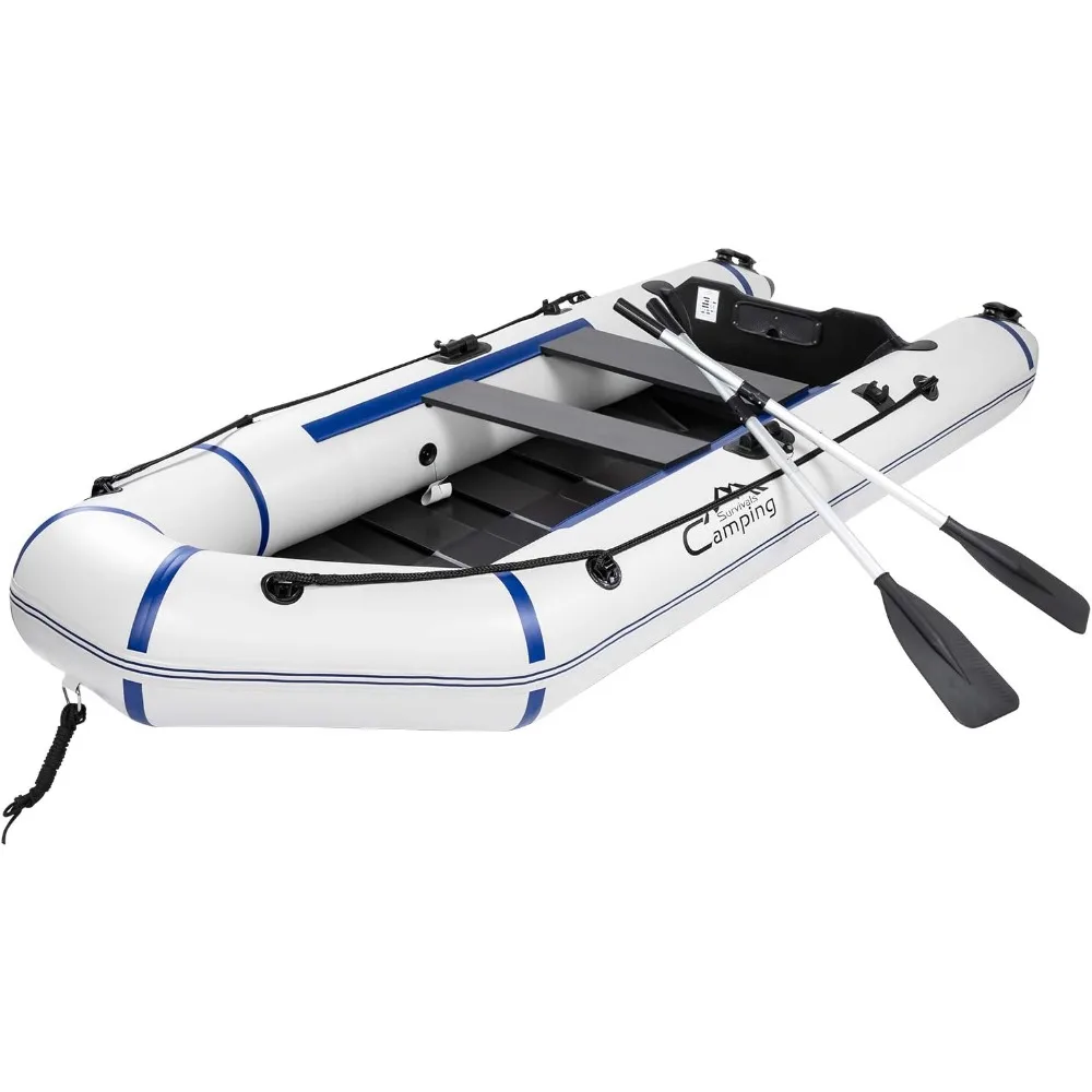 قارب هجوم مائي للبالغين بطول 10 أقدام من مادة PVC 330 كجم باللون الأبيض #1