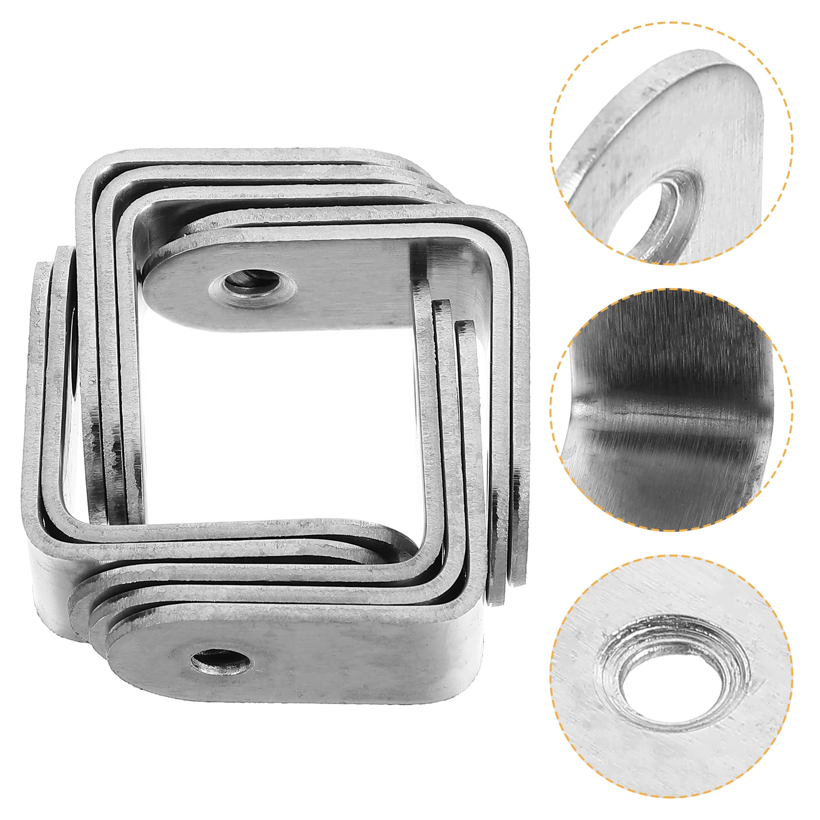 

10pcs Heavy Duty Stainless Steel Corner Braces Shelf Brackets Support Furniture Cabinet Closetsl Shape Shelf Support Household