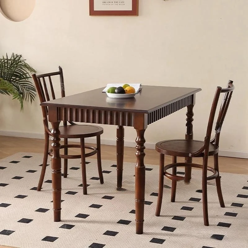 Dining table rectangular home living room American dining room coffee table into table dining furniture