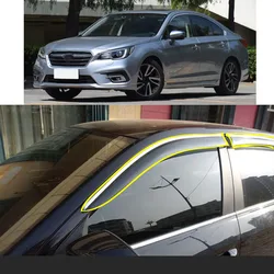 Car Sticker Plastic Window Glass Wind Visor Rain/Sun Guard Vent Parts For SUBARU LEGACY Sedan 2015 2016 2017 2018 2019 2020