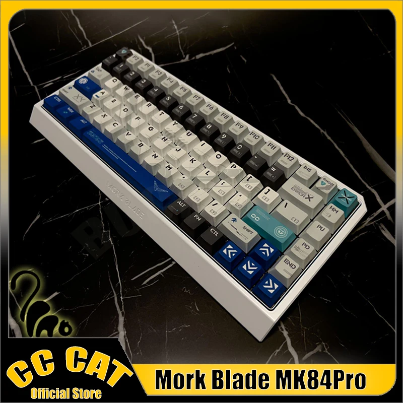 Mork Blade MK84 Pro Magnetic Jade Switch Keyboard 3Mode Wireless Keyboard 8K Aluminium Alloy Custom Low Delay Gaming Keyboard