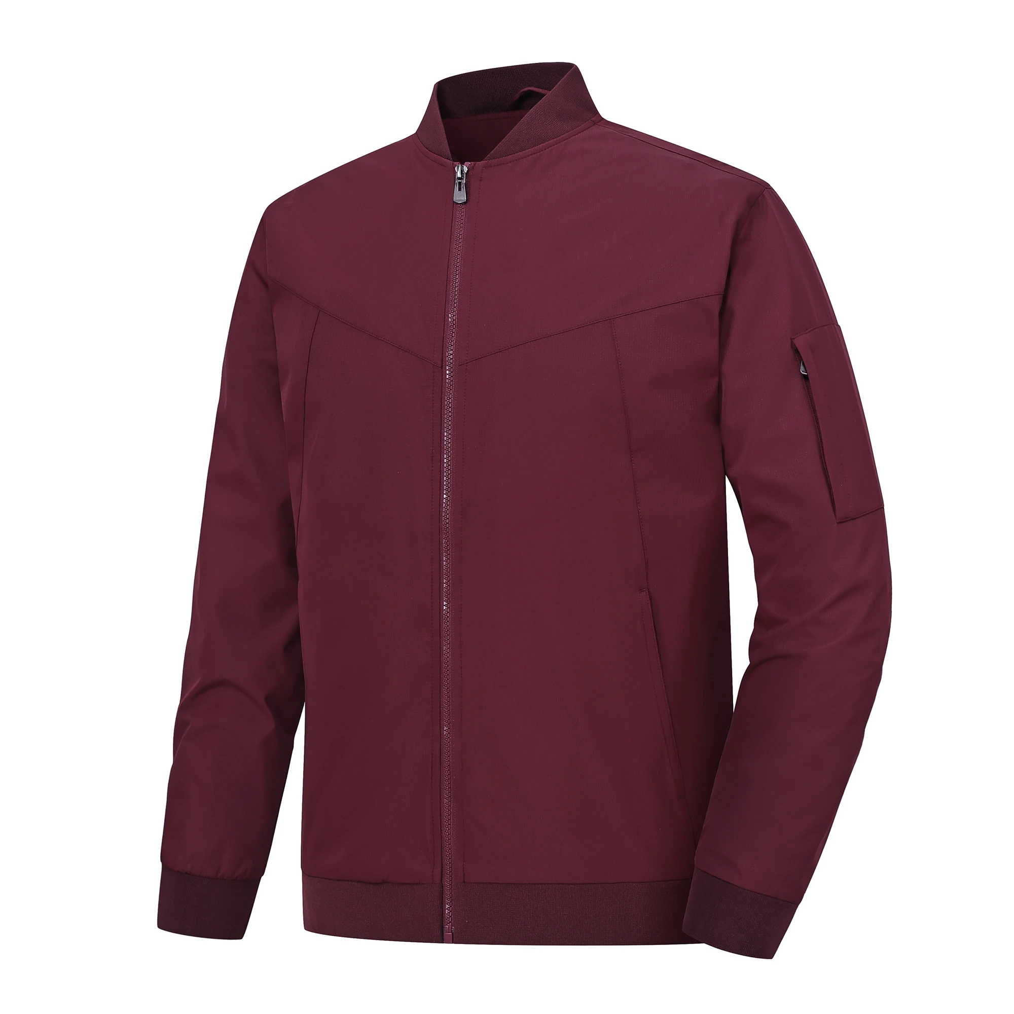 Men's Lightweight Windbreaker Jacket Causal Fashion Stylish BaseBall Coat with Side Inner Pocket for Work Golf Fishing 10