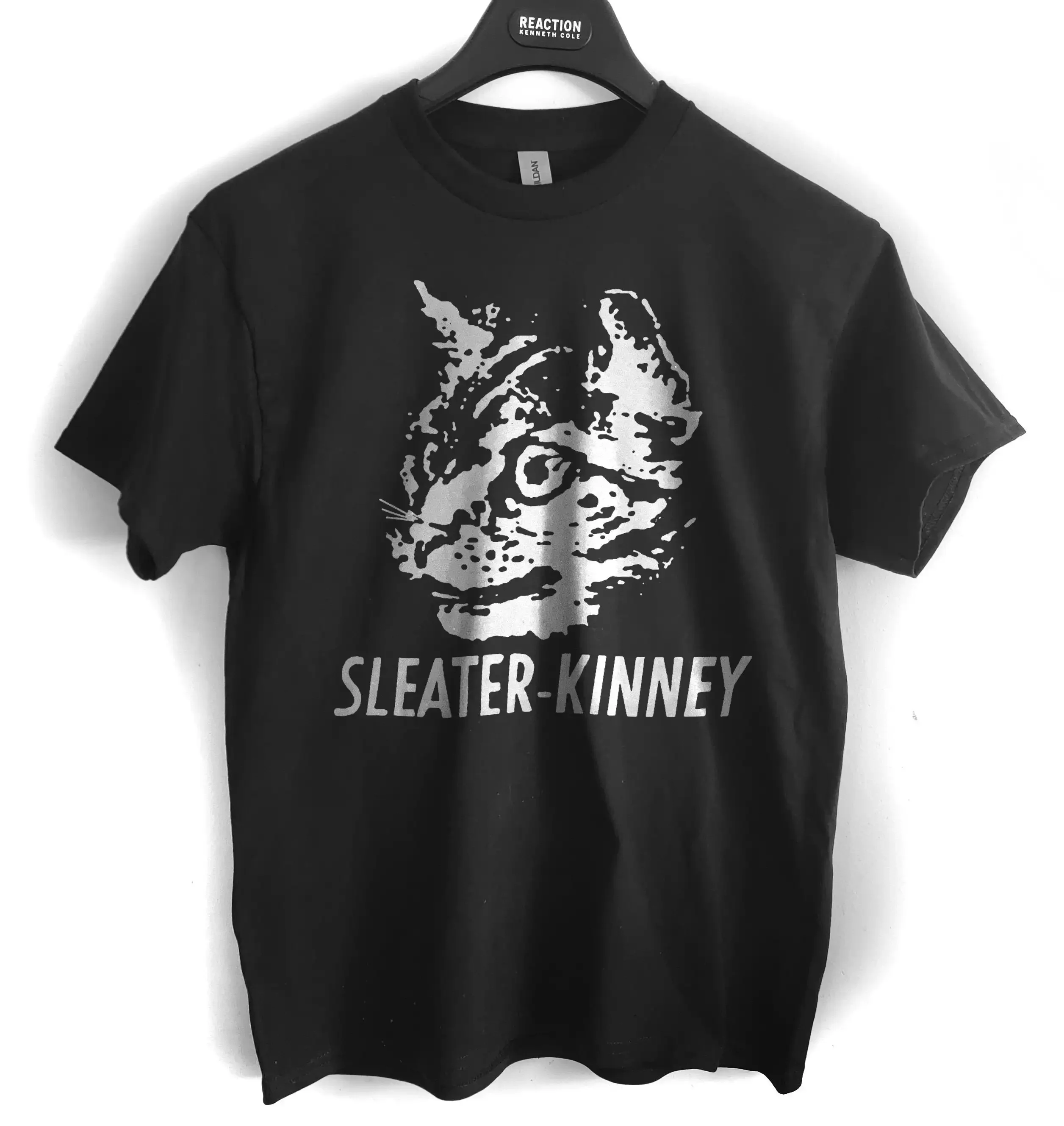 Sleater Kinney T shirt screen print short sleeve cotton