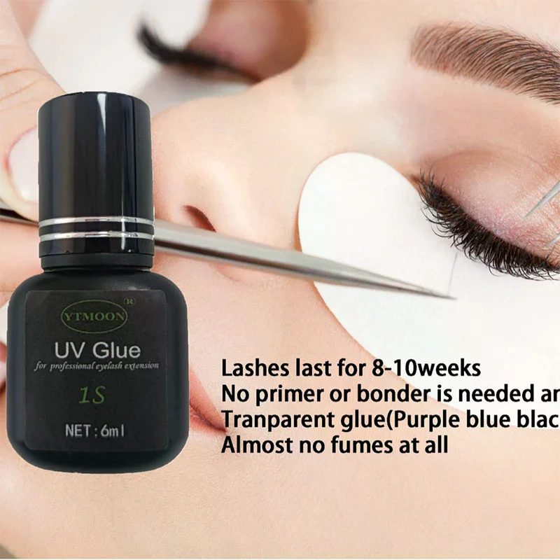 6ml UVグルー まつげエクステ用接着剤 1秒速乾 強力つ - Eyelash Extension Uv のレビューと価格