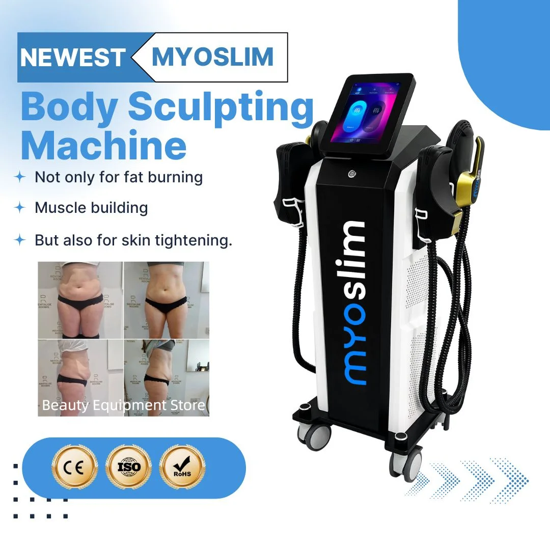

EMS Body Sculpt RF High Intensity EVibration Pulse Electromagnetic Body Shaping Professional Muscle Growth Fat Burning Machine