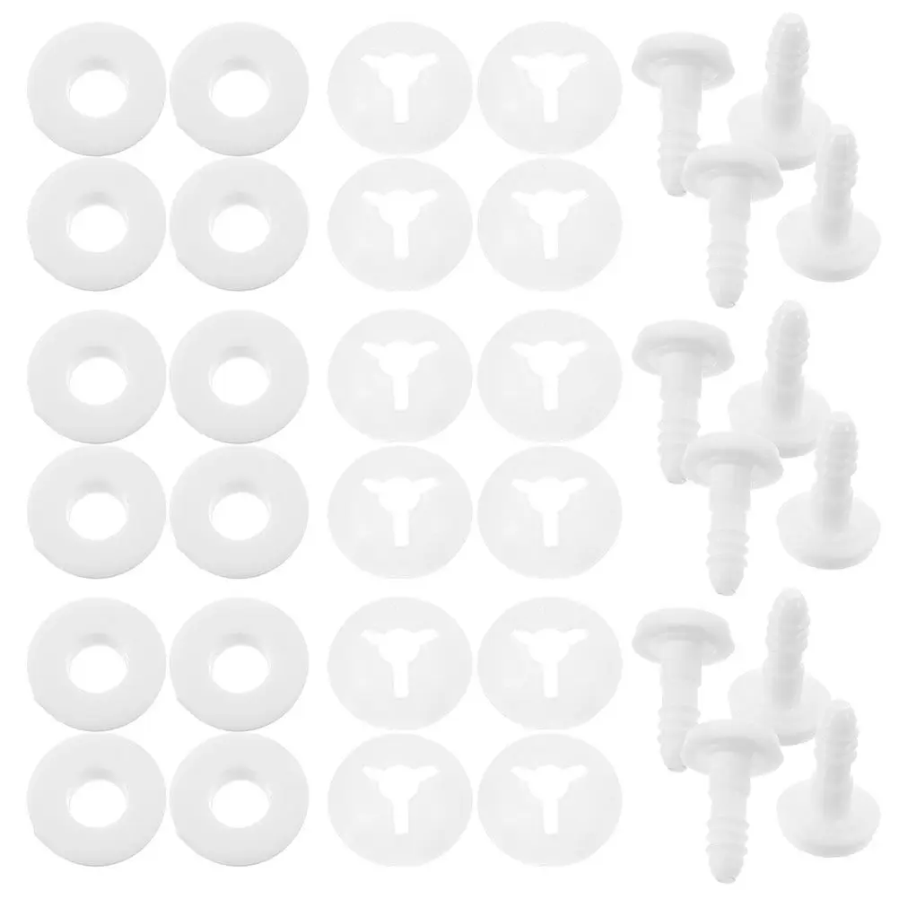 

50 Sets 20Mm Plastic Movable Soft Joint Parts for DIY Craft Making Repair Connectors Flexible Assembly Accessories Kit
