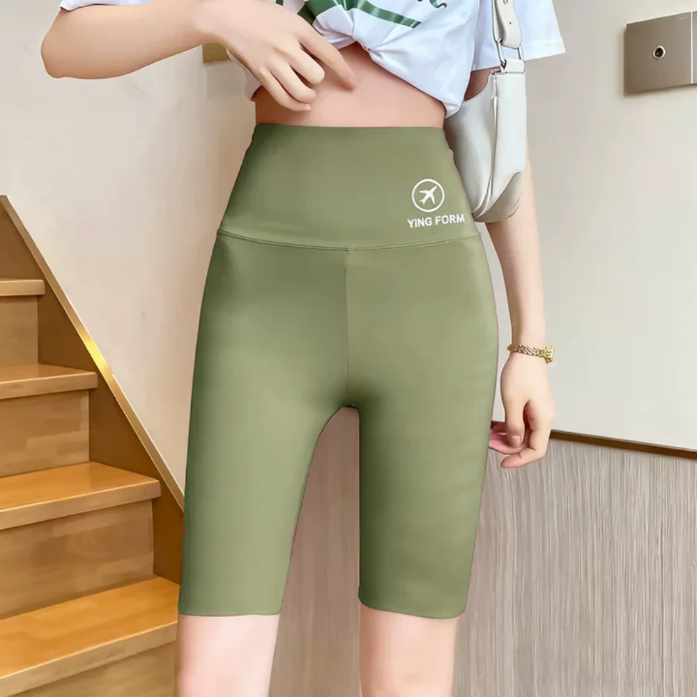 

Узкие шорты для йоги с подтяжкой бедер, дышащие персиковые женские леггинсы с контролем живота, эластичное корректирующее белье, байкерские шорты для бега