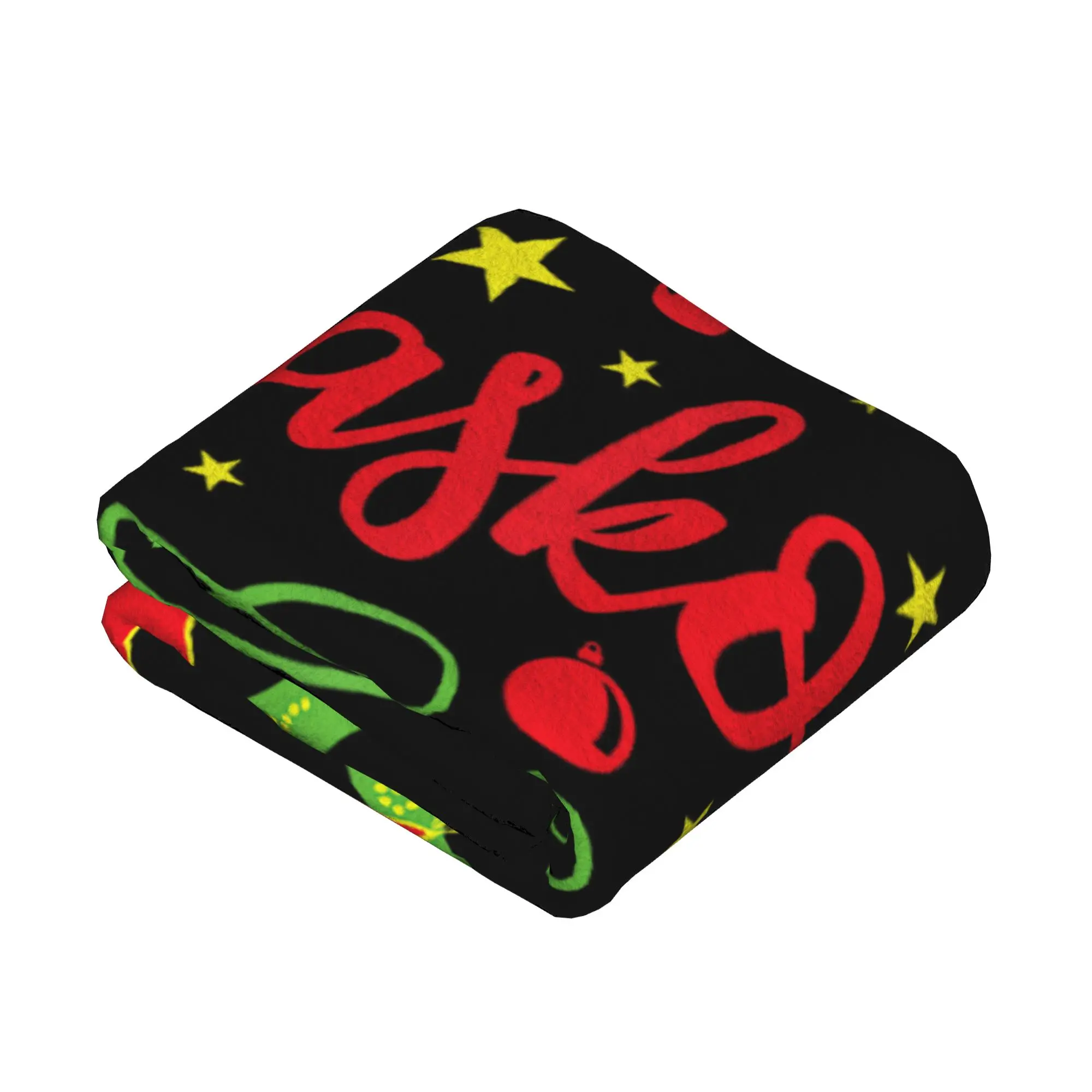 Maligayang Pasko Parol Blanket Cover Philippine Christmas Flannel Throw Blankets Summer Air Conditioning Printed Warm Bedspread