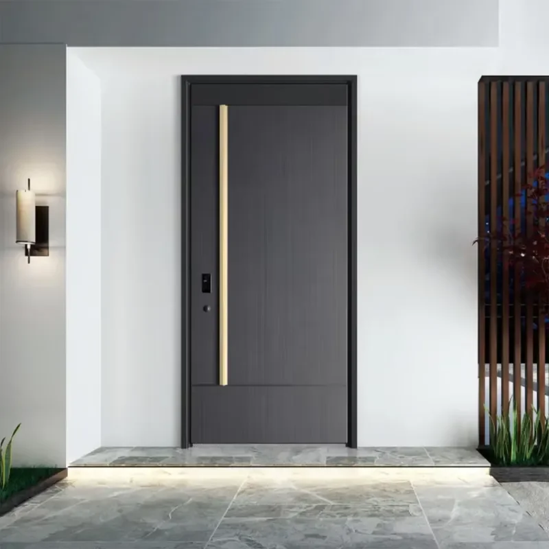 Popular High Quality Stable Anti-Theft Customized Front Entry Metal Entrance Main Security Exterior Steel Door