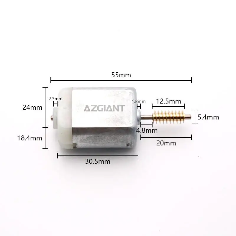 AZGIANT FC-280SB-16220 Car Fold Mirror Motor 12V for Audi Q7 4L 4LB Q5 8R A6 S6 C8 high speed carbon brush auto accessories DIY