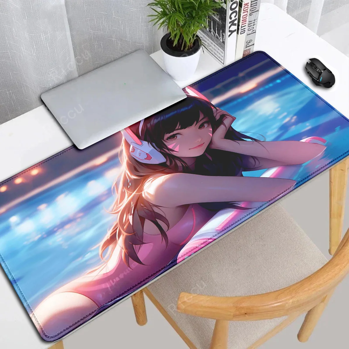 Game O-Overwatch DVA Genji mousepad Office Large Small Mouse PC Computer Game Keyboard Rubber Anti-Slip Mice Mat Big mouse pad