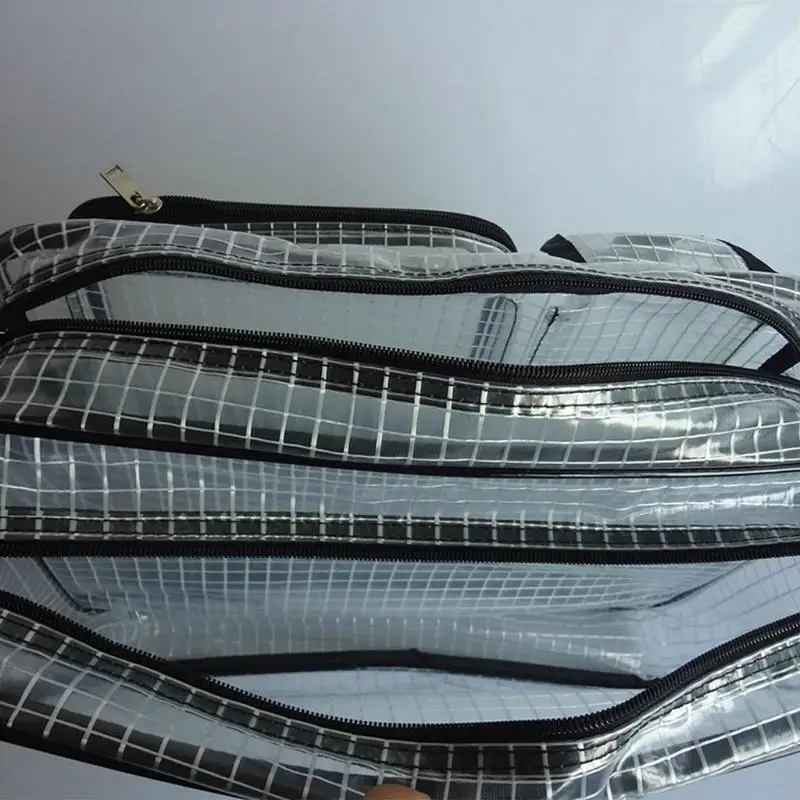 

63HC Anti-Static Clear PVC Bag Cleanroom Engineer Tool Bag Crossbody for Put Computer Tools Working in Cleanroom
