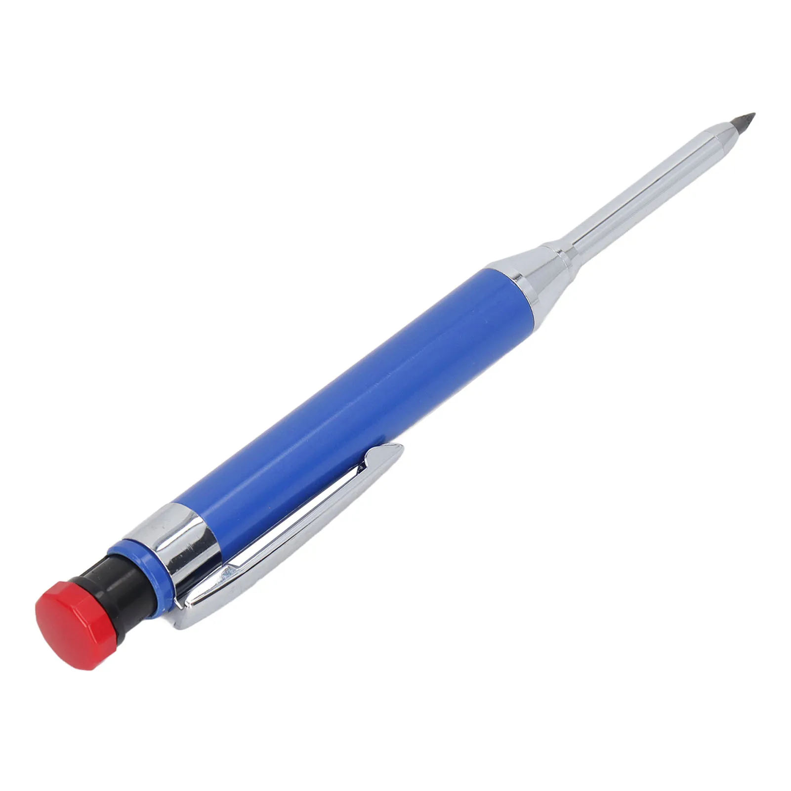 Diepgat timmermanspotlood Mechanische timmermanspotloodset 12-vulling Zwaar uitgevoerde timmermanspotloodset met lange neus Houtbewerkingsgereedschap