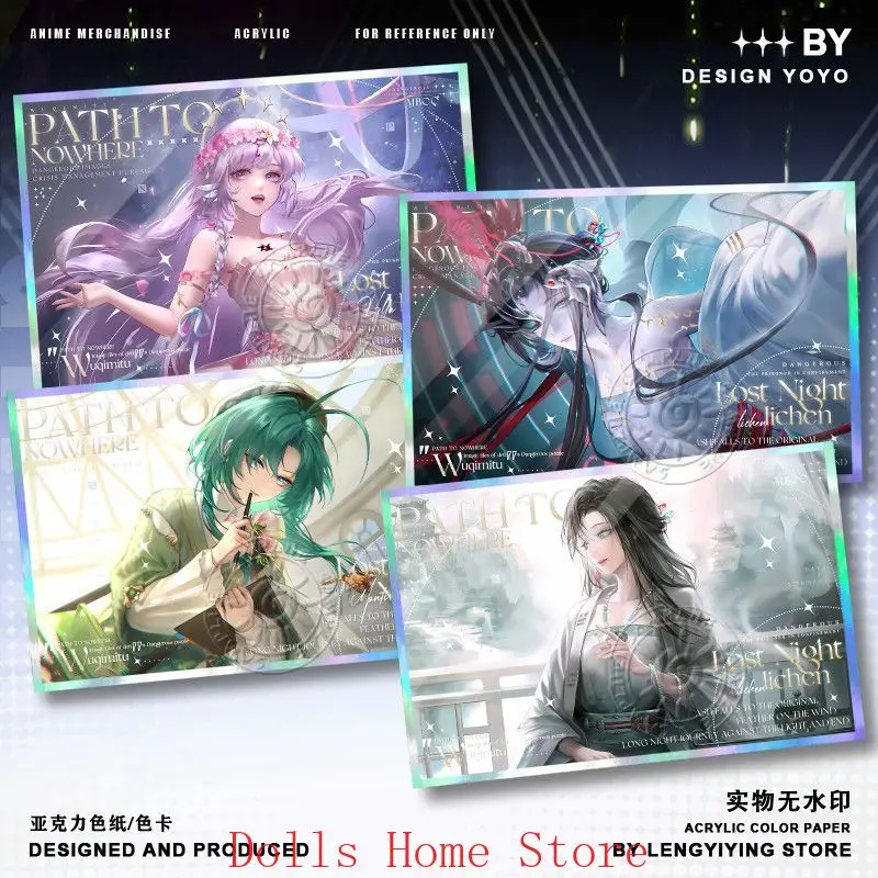 

Path to Nowhere Kawaii Anime Game Figure Cosplay Acrylic Coloured Paper Desk Stand Fans Collection Card Xmas Gift 2026