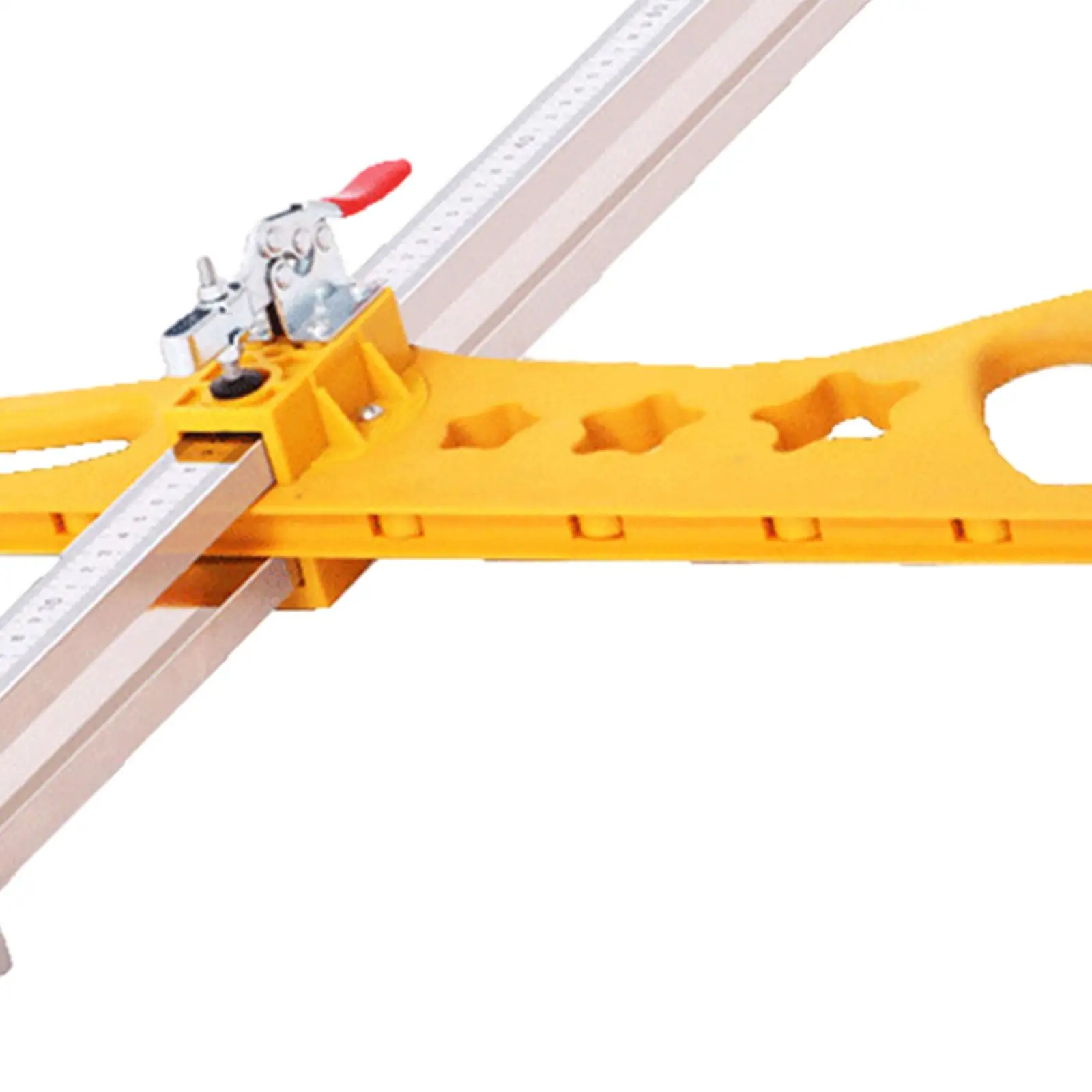Multifunction Gypsum Board Cutter Aluminum Alloy Plasterboard Cutting Tool with Scale for Carpentry Woodworking Home Use