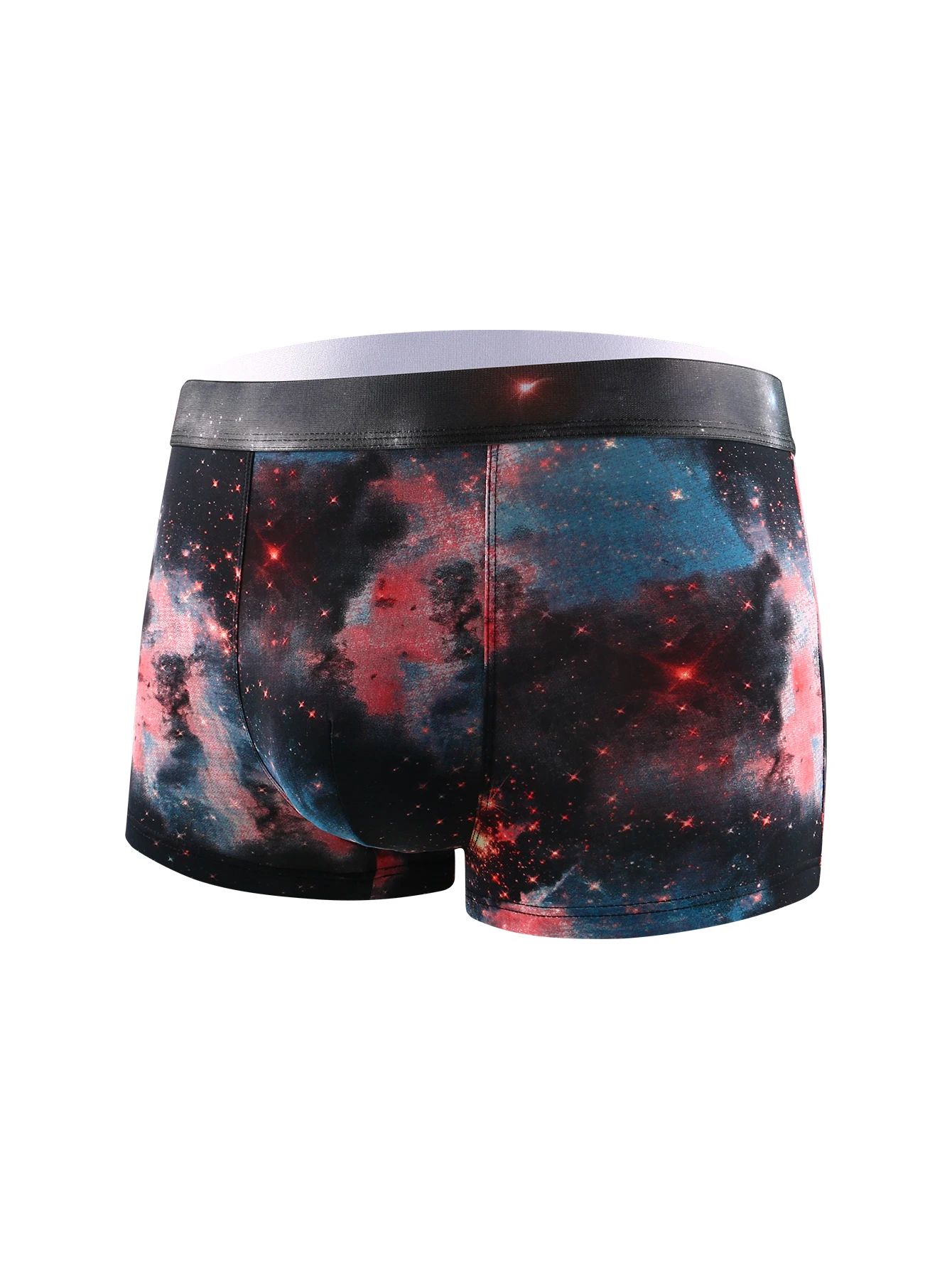 Men\'s underwear cool comfortable star printed boxer shorts sports boxers anti-bacterial crotch thin 5-piece suit