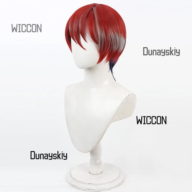 $*() البدلة المتنقلة Hathaway's Flash COS زي Tenzen Ryougi JK زي مدرسي مجموعة أنيمي Mecha فستان أزرق شعر مستعار للهالوين