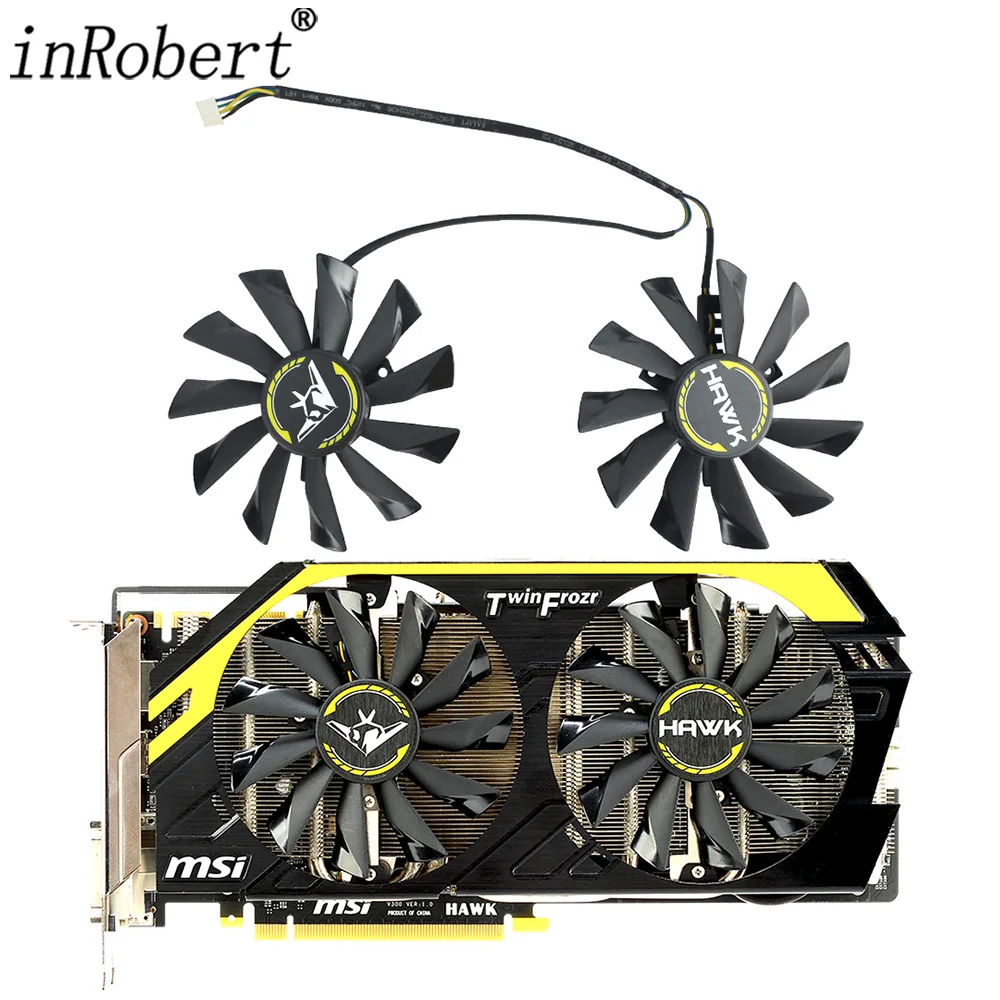 95MM PLD10010B12HH GTX760 Video Card Fan For MSI GTX 760 R9 270X HAWK Graphics Card Cooling Fan