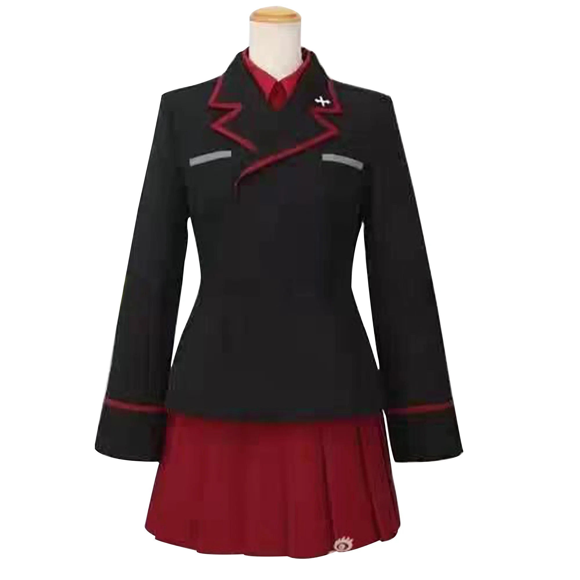 Костюм для косплея Isuzu Hana для девочек и танцев, унисекс, школьная форма в стиле аниме, костюм Nishizumi Miho со шляпой