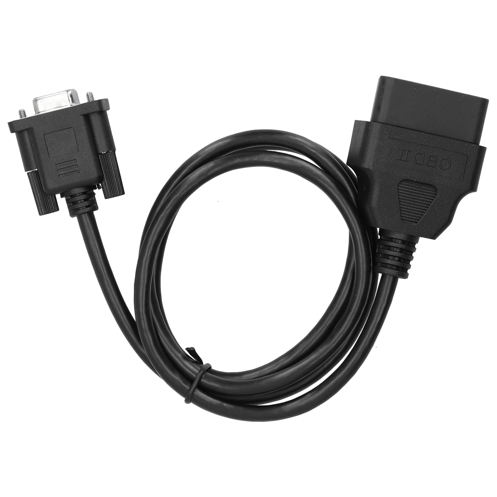 Adaptador de interfaz de diagnóstico de coche, conector de Cable de extensión, 16 pines a RS232 DB9