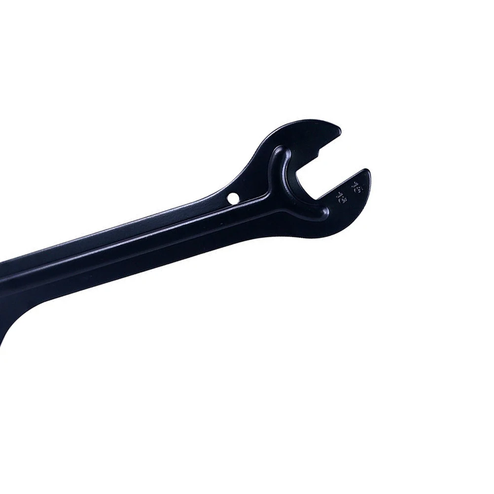 

1pcs Bicycle Hub Spanner Black Steel Dual Head Tool For Bike Repair Pedal Spanner Factory Home Use Bike Wrench Pedal Wrench