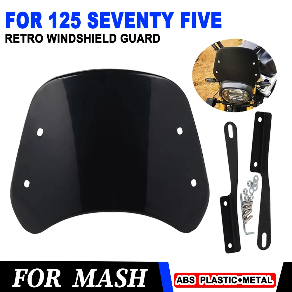 

For Mash 125 Seventy Five 250 Two Fifty 400 Five Hundred Accessories Windshield Wind Deflector Windscreen Fairing Guard Cover