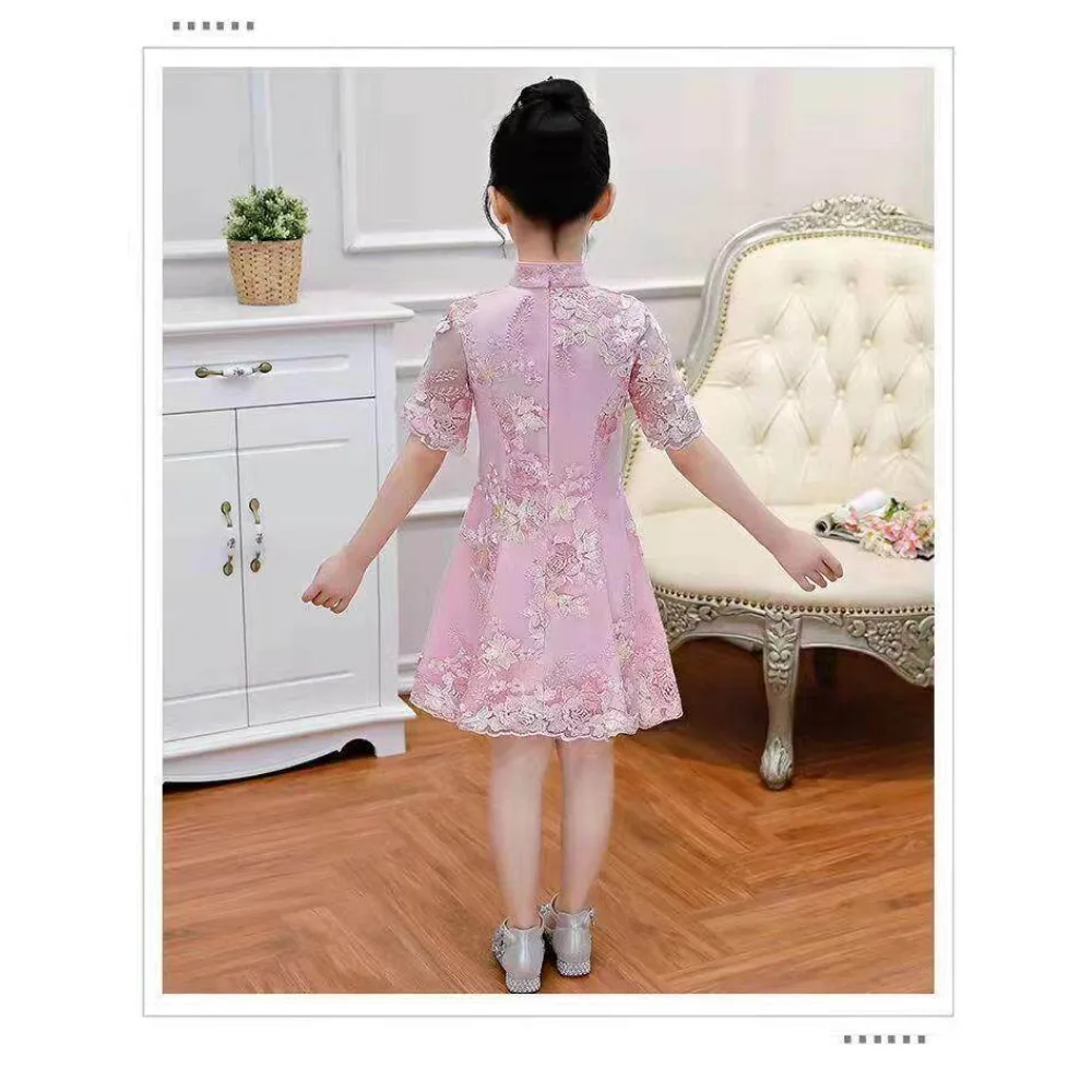 Kids Clothes Children's Clothing Vintage Hanfu Dress Performance Costume Ethnic Style Cosplay Fairy Girls Dresses Cheongsam