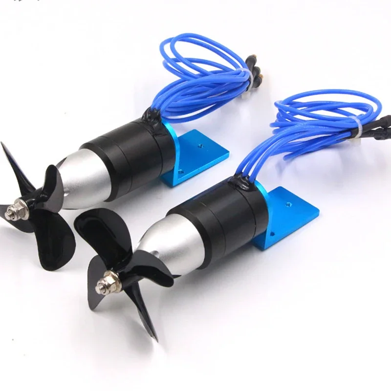 220V New Underwater Thruster DC Electric Brushless Electric Regulating 2.4KG Thrust Rear Blade Waterproof Motor
