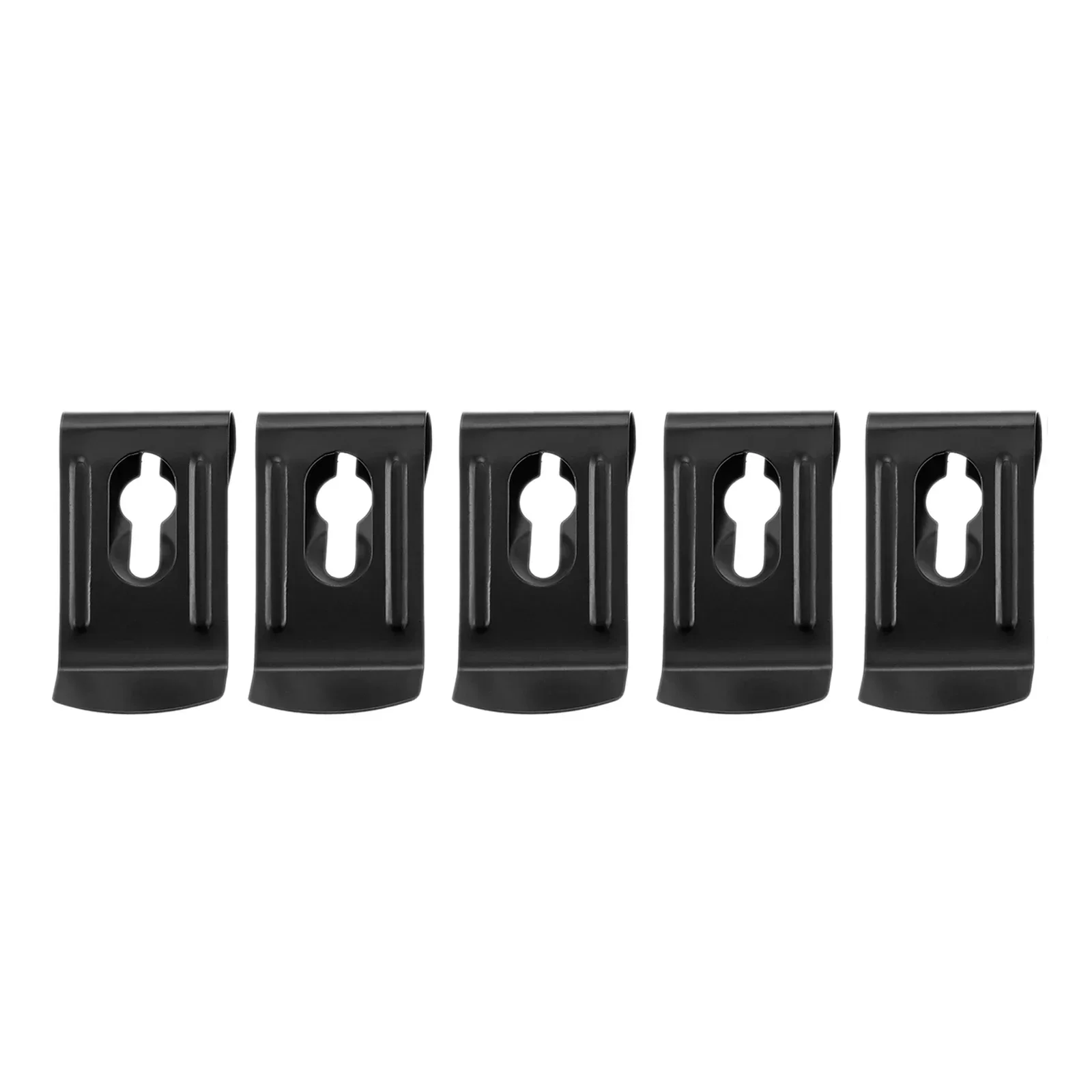 5Pcs Metal Belt Clip Spring Buckle Hook Silver/black Belt Holster Sheath Clip Leather Case Wallet DIY Bags Handbag Leather Craft
