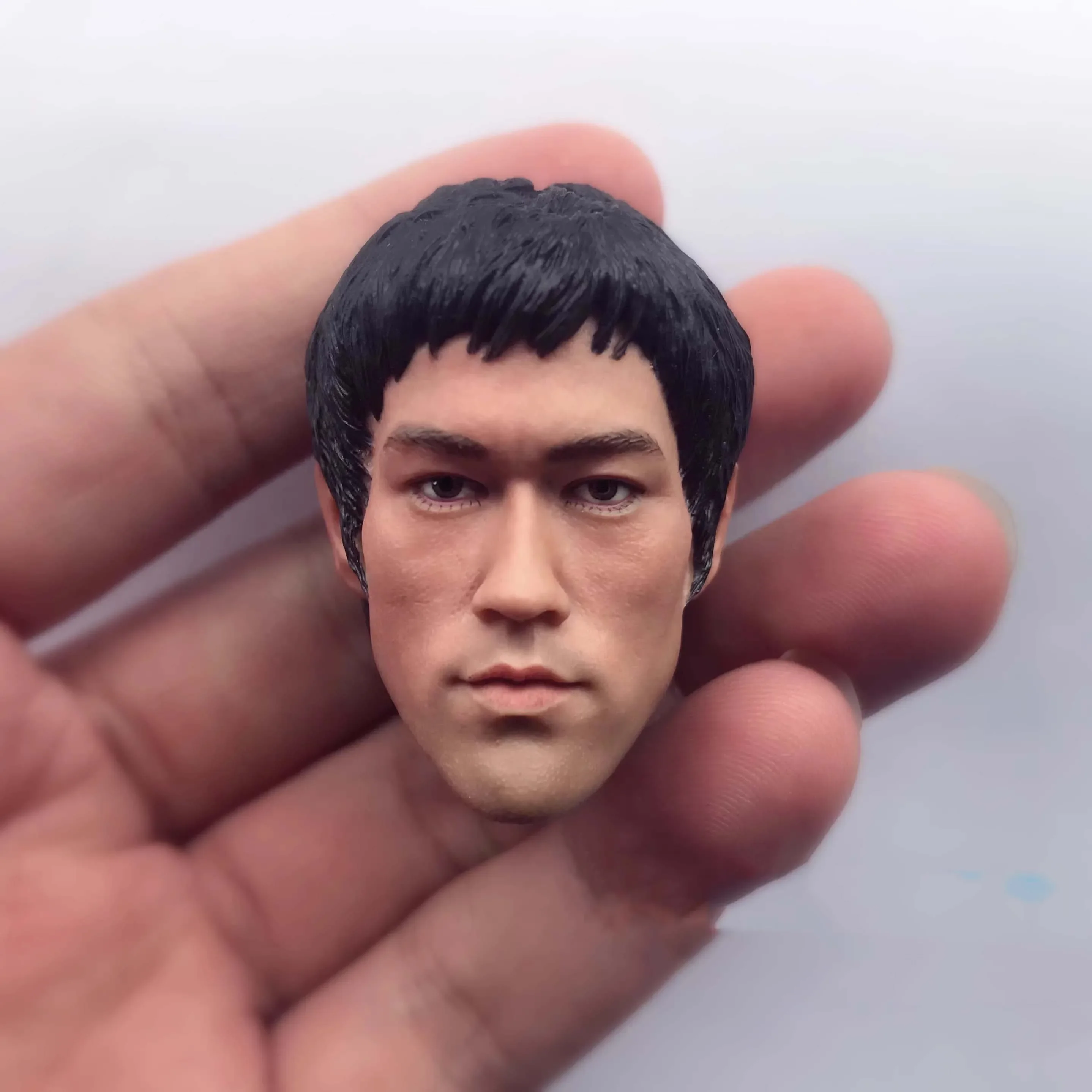 1/6 فنون الدفاع عن النفس الآسيوية نجوم رئيس نحت الذكور الجندي ركلة الملاكمة رئيس لعب نموذج ل 12in عمل الشكل جمع الهوايات