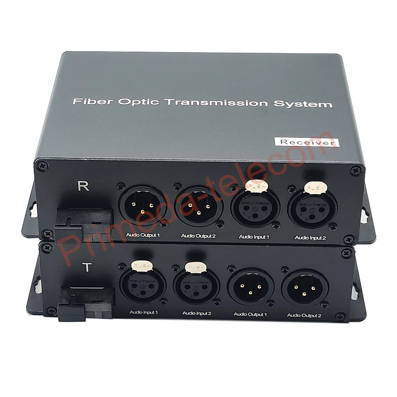 

XLR Balanced Audio Fiber Converters Extenders Adapter, ST SC FC Singlemode up to 20Km Multimode 500m Professional quality 1 set