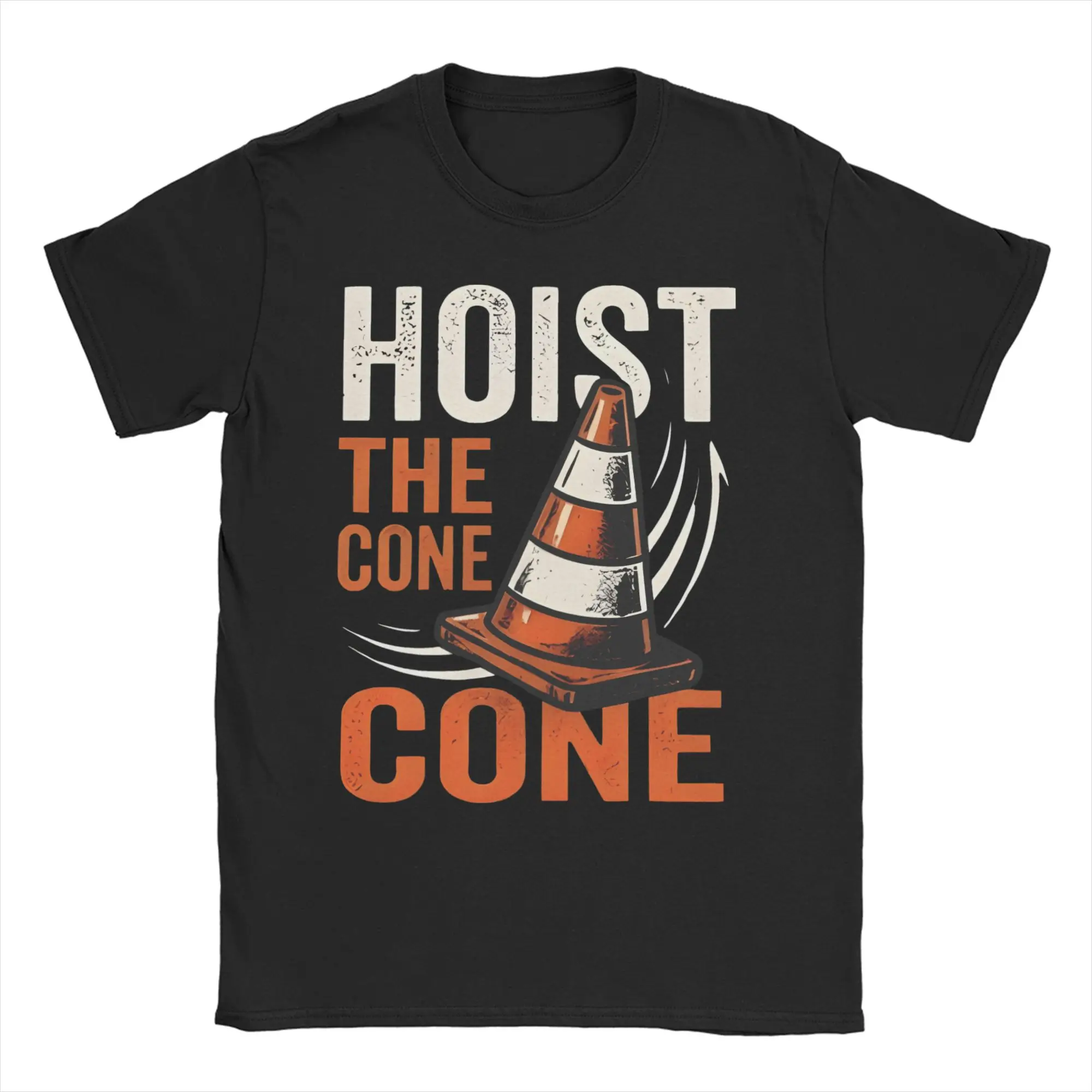 Hipster Hoist The Cone T-Shirts Men Women's Round Neck Cotton T Shirts  Short Sleeve Tees 6XL Tops