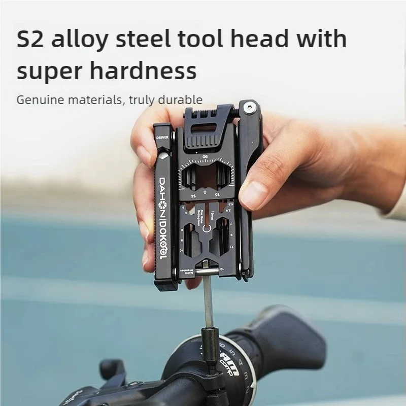 Para herramientas de Reparación de bicicletas Dahon 38 en 1 llave destornillador combinación portátil multifuncional ciclismo al aire libre múltiples escenarios