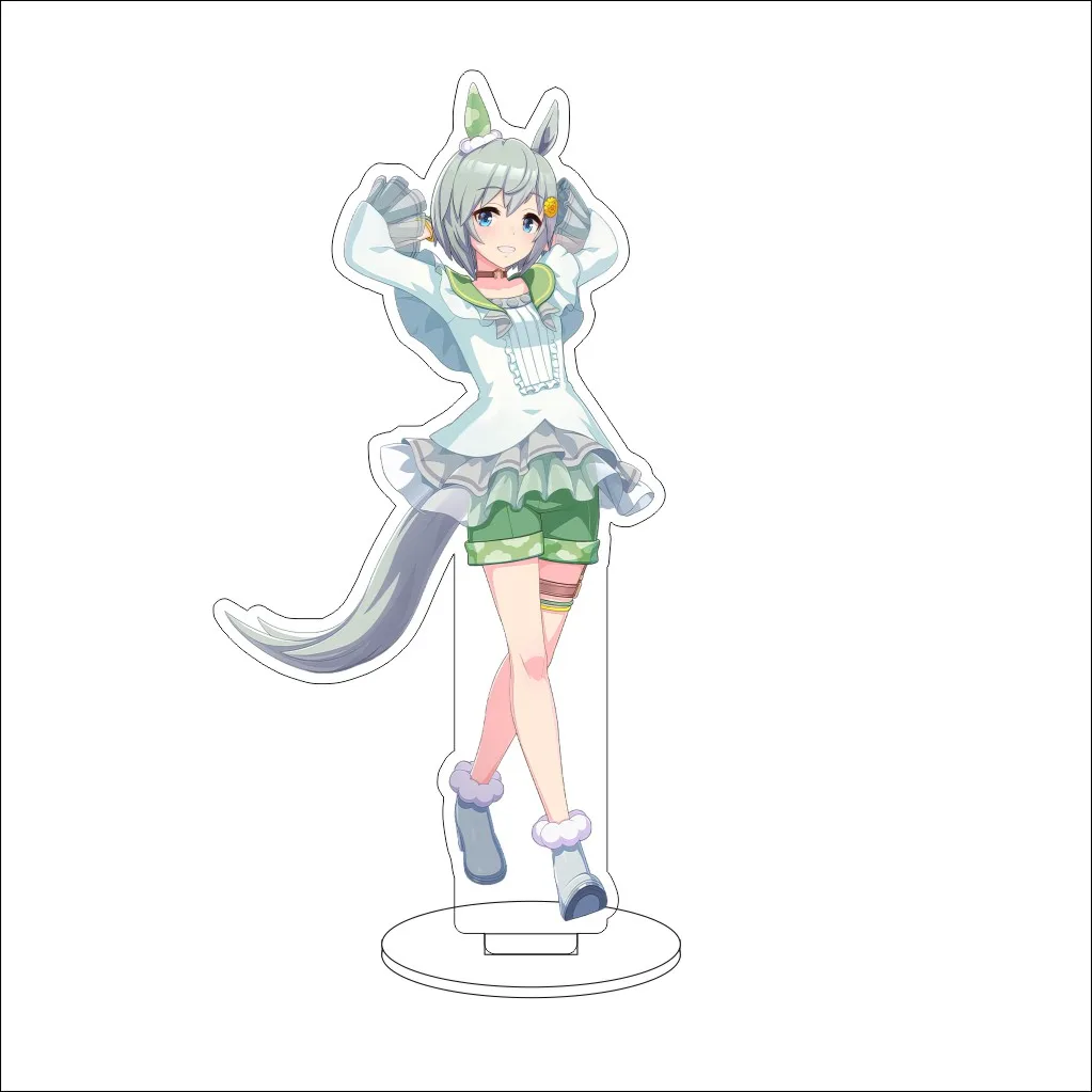 16CM Anime Pretty Derby Cosplay Acrylic Stand Ornaments Taiki Shuttle Grass Wonder Mejiro McQueen Figure Stand Halloween Gifts