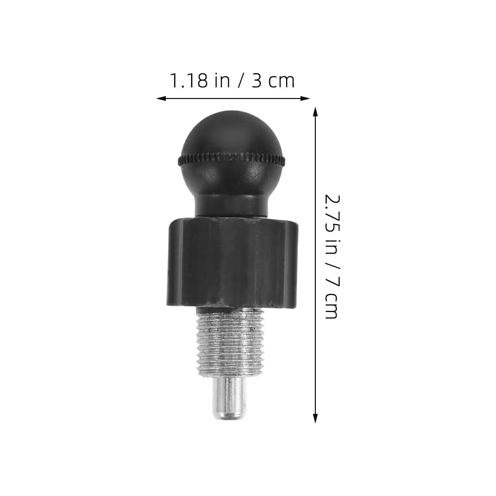 2Pcs Fitness Pull Pin Spring Knob Aluminum Alloy Secure Lock Universal Gym Equipment Adjustment Replacement Knob for Workout