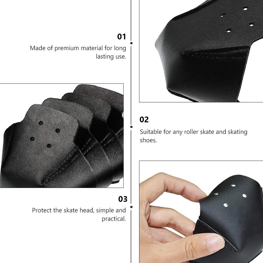 

Toe Roller Skates Protective Shoe Cap Four Holes Long Lasting Skate Toe Protective Cover Shoes Protector Skate