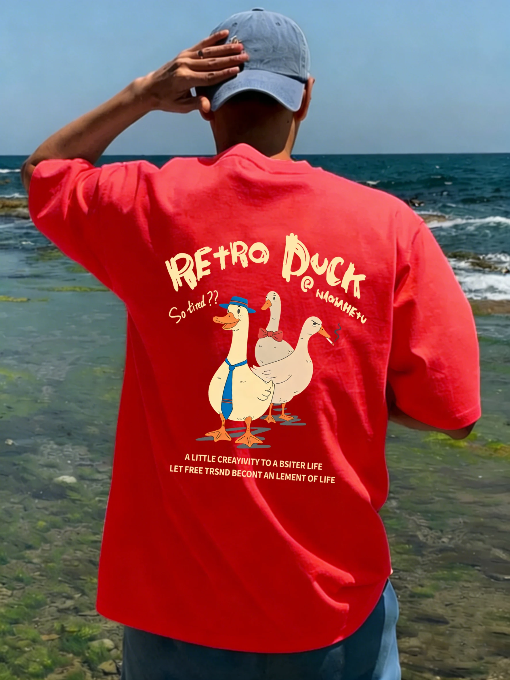 Мужская мягкая футболка с прин – обзор и цена Summer Duck Clothing
